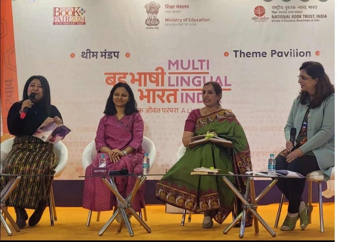 ‘Poetry Through The Lens Of India’ Panel Discussion at New Delhi World Book Fair 2024.