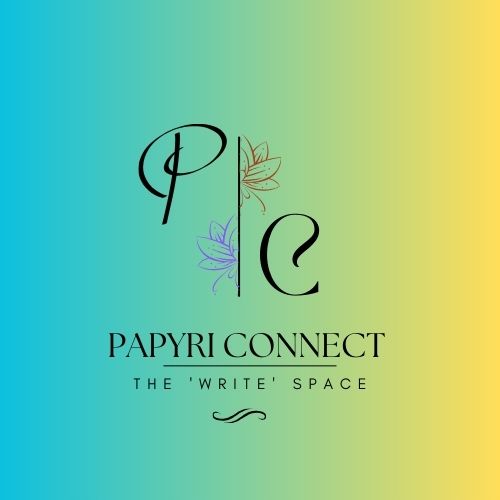 Papyri Connect logo, the write space